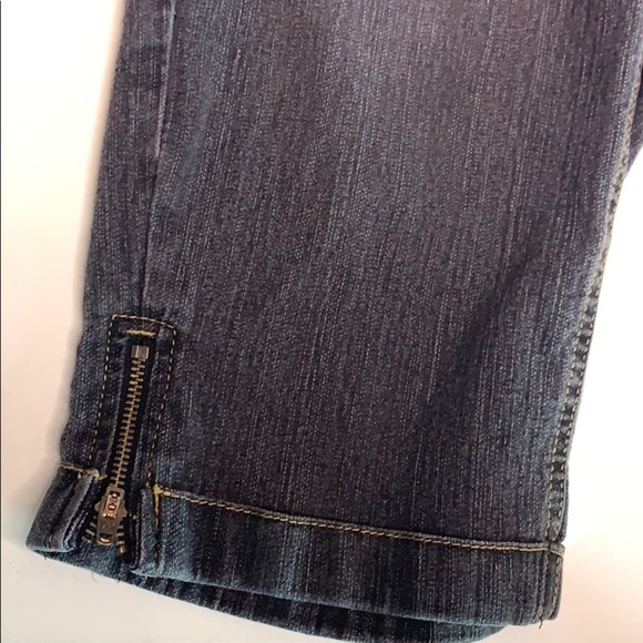 AVENUE plus Cuffed Cropped Denim Women’s Jeans 14 black - Picture 6 of 8